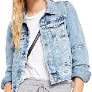 Free People Denim Blue Jean Jacket Small NWT